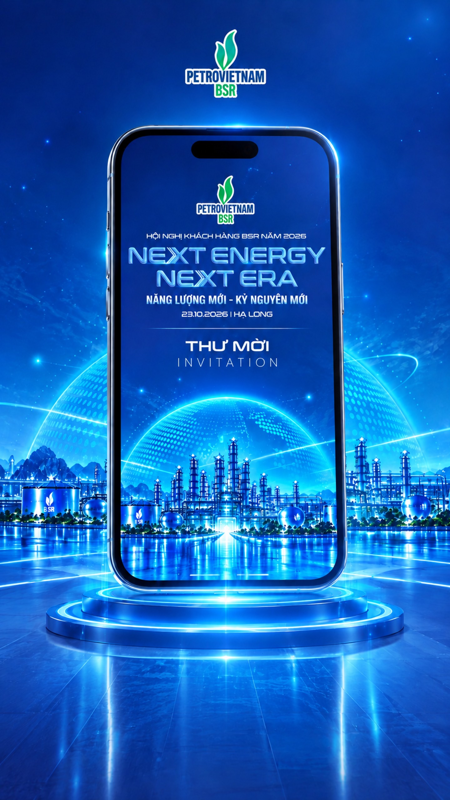 Thư mời Hội nghị Khách hàng BSR năm 2026: Next Energy, Next Era. 23.10.2026, Hạ Long